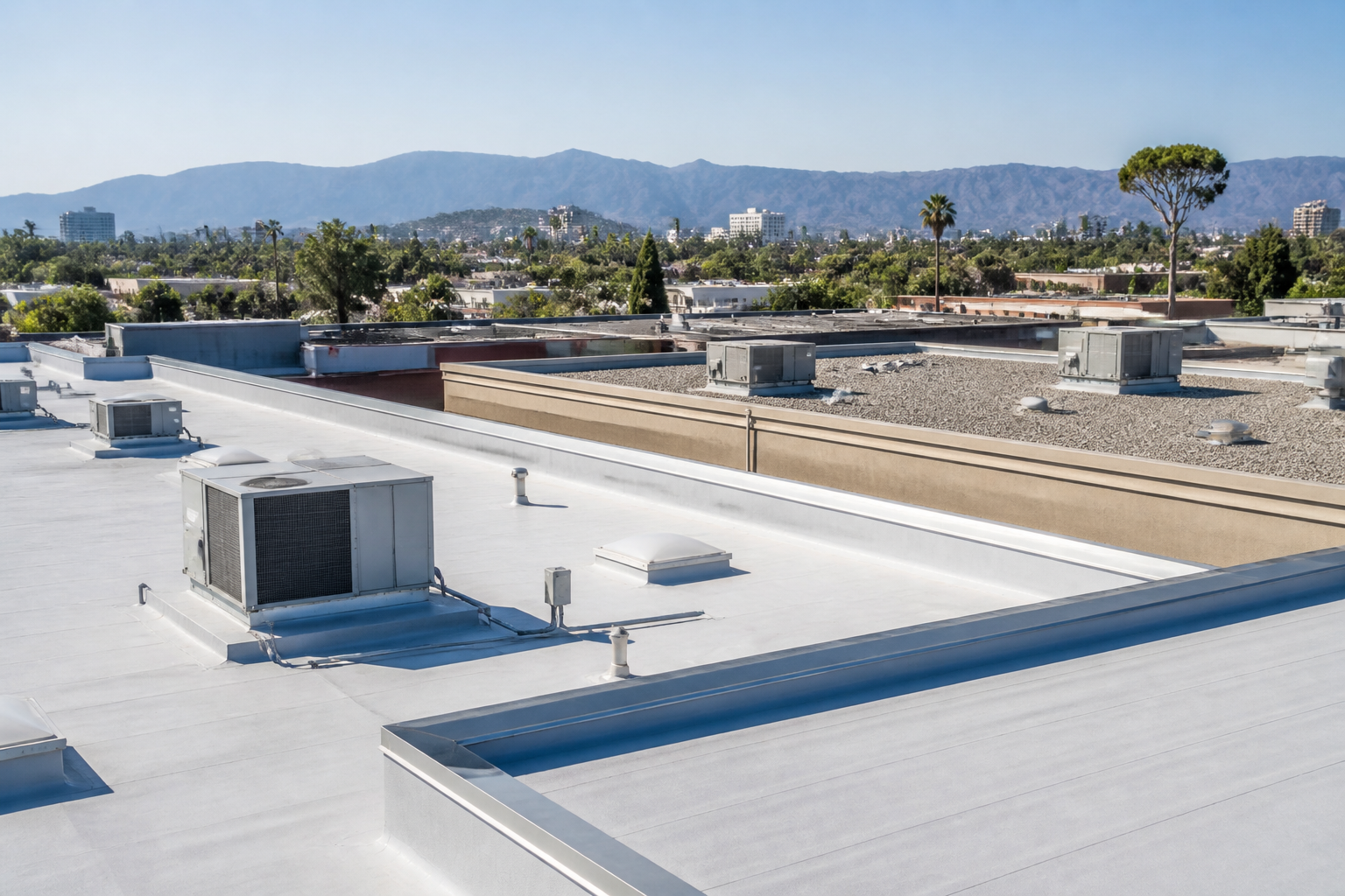 Flat Roof vs Low-Slope Commercial Roofing: System Options for LA Business Owners
