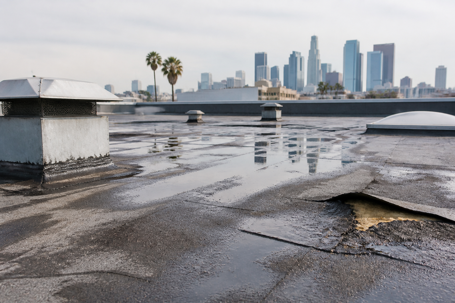 Signs Your Commercial Roof Needs Professional Attention: Early Warning System for LA Business Owners