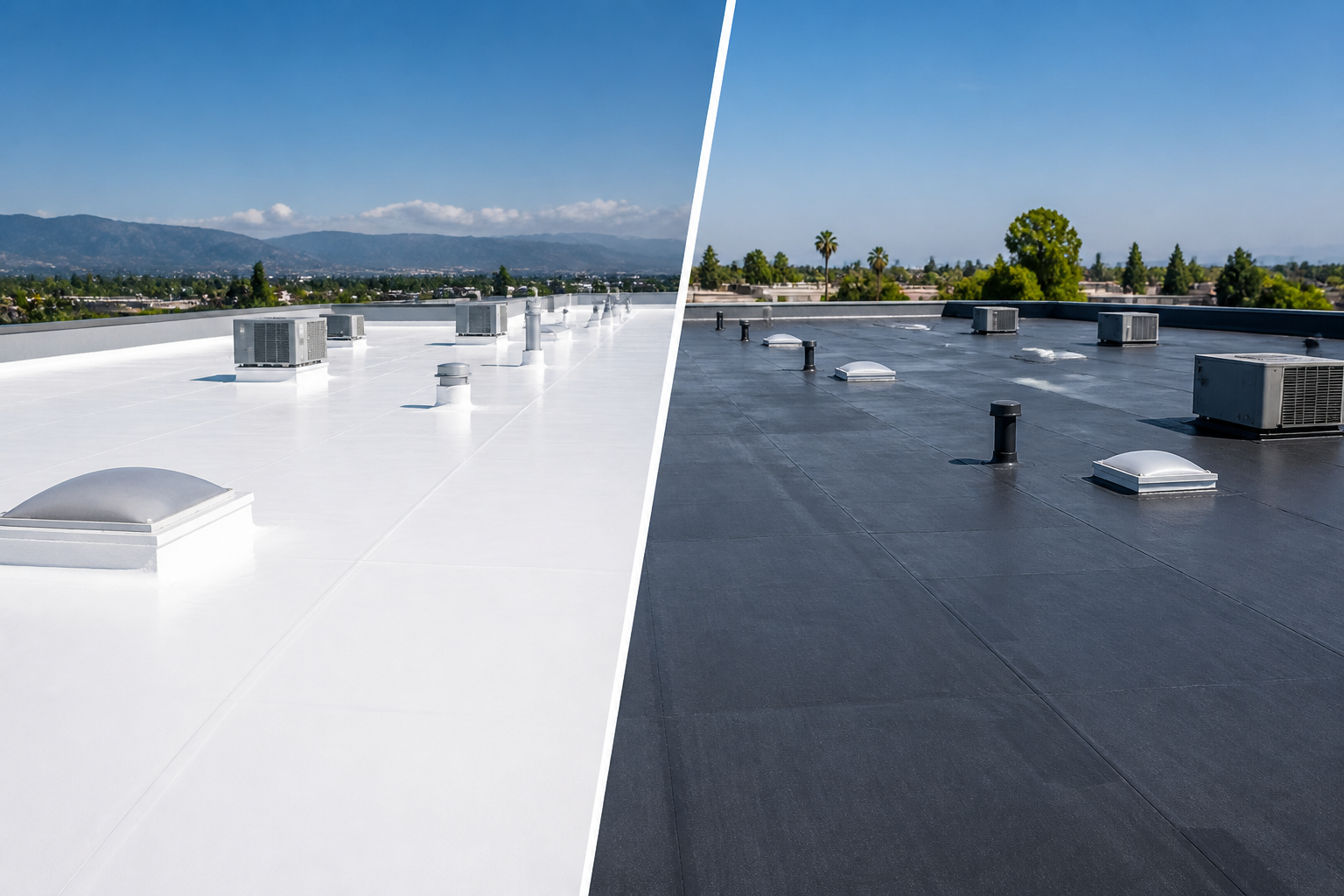 TPO vs PVC Commercial Roofing: Which System Is Right for Your Building?